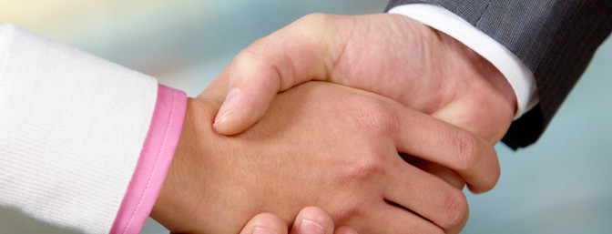 handshake our team