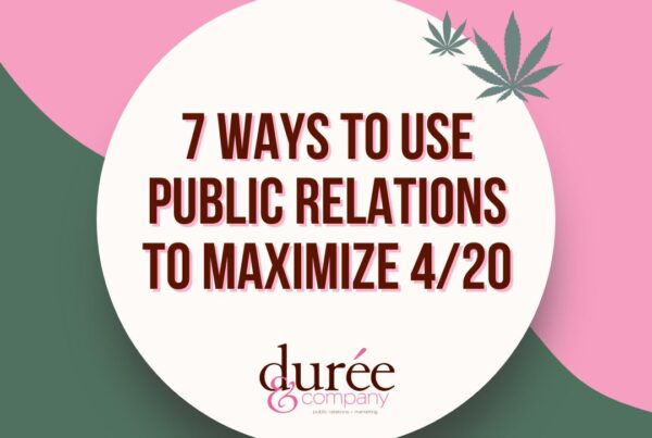 Duree & Company Public Relations 4/20